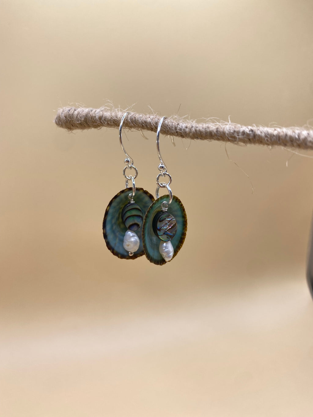 Abalone + pearls