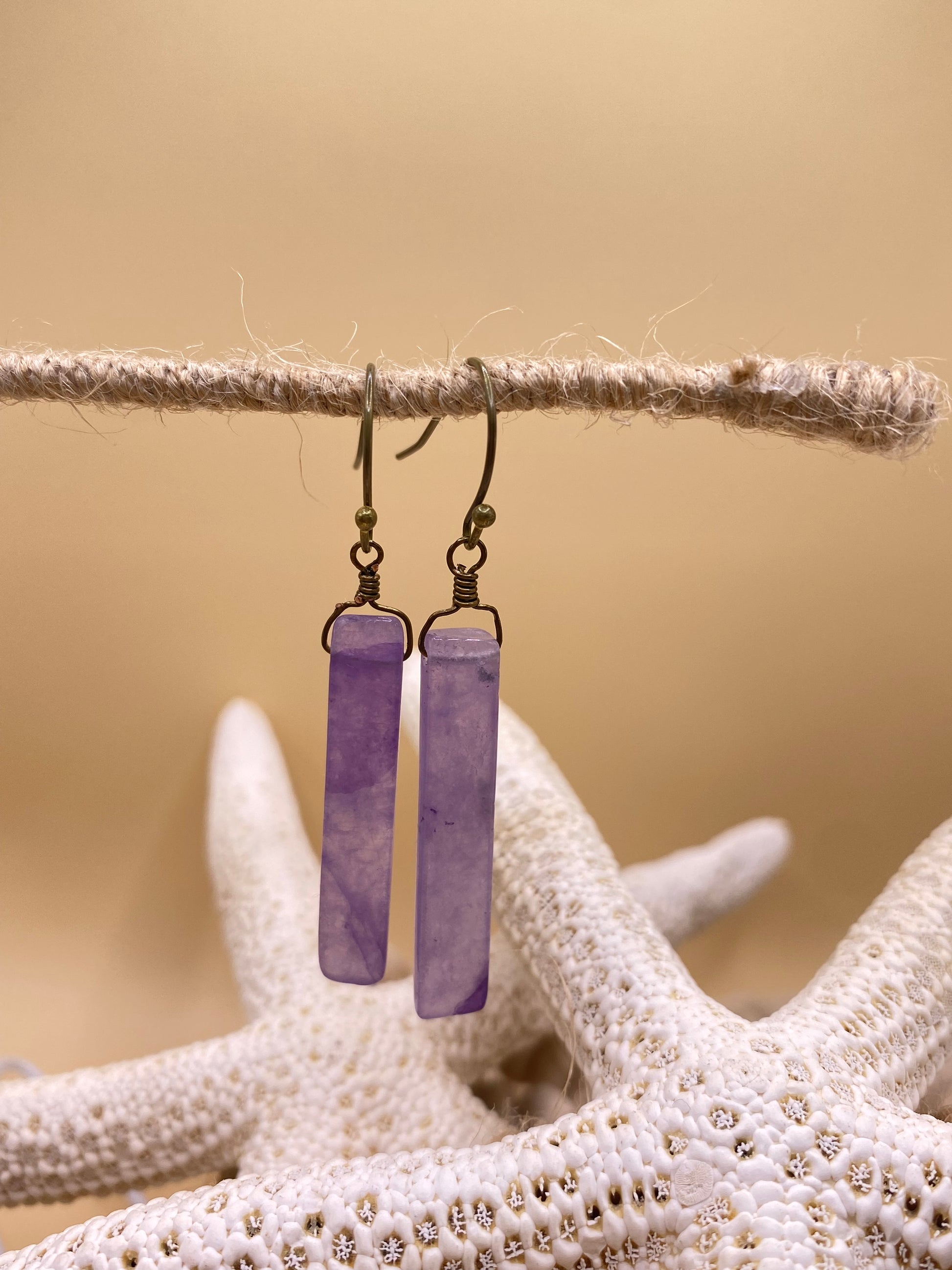 Amethyst earrings