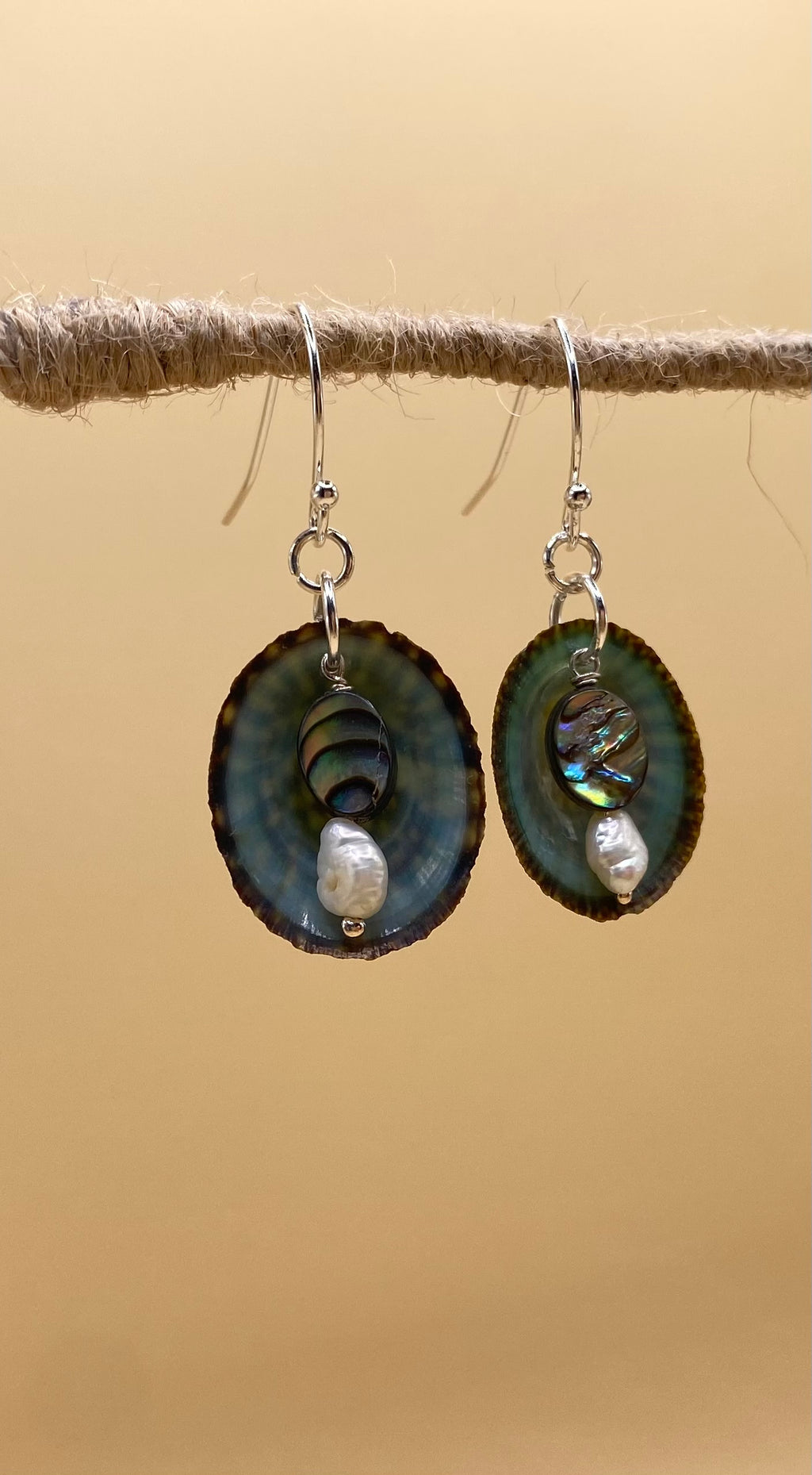 Abalone + pearls